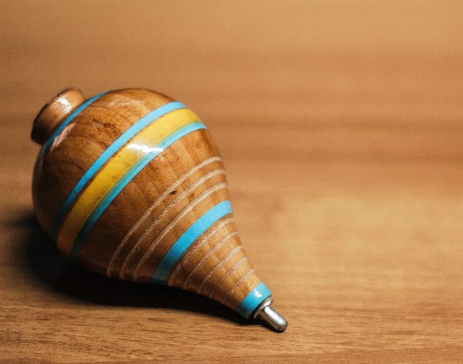 Mexican trompo (spinning top)
